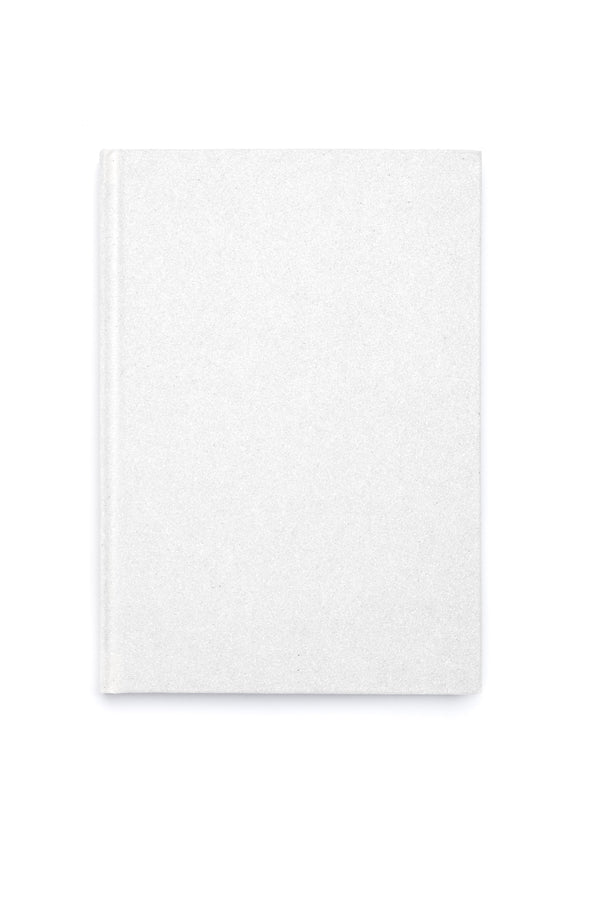 GLITTER NOTEBOOK A5 WHITE