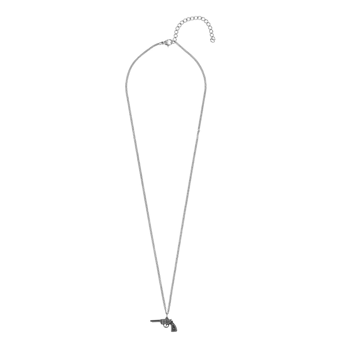 GUN NECKLACE SILVER