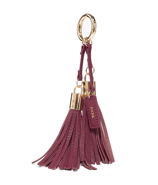 LEATHER TWIN TASSEL WINE