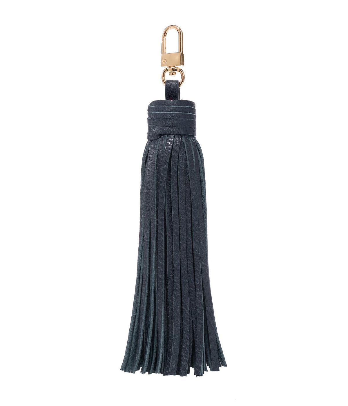 LEATHER TASSEL NAVY BLUE
