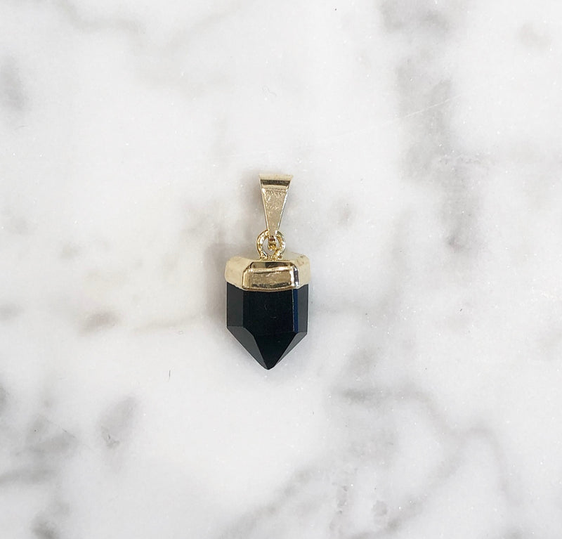 BLACK ONYX CHARM SMALL