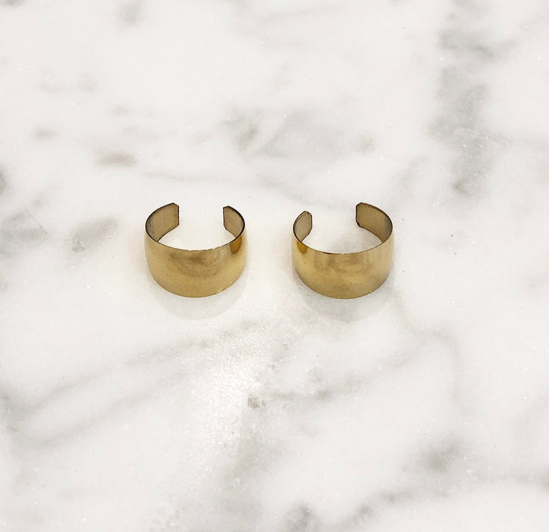 CHUNKY EAR CUFFS GOLD