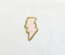 LIGHTNING PATCH PALE ROSE SMALL