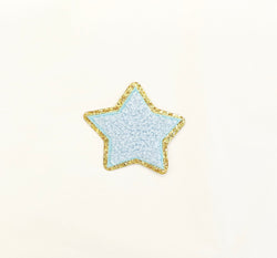 STAR PATCH LIGHT BLUE SMALL