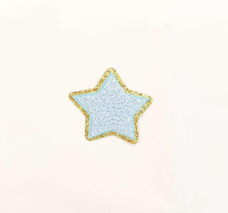 STAR PATCH LIGHT BLUE SMALL