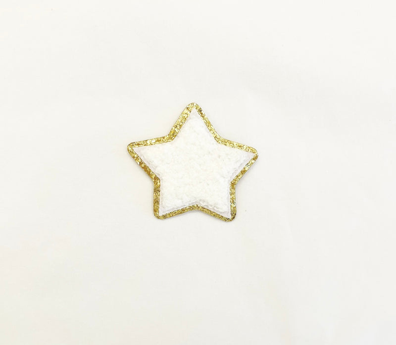 STAR PATCH WHITE SMALL