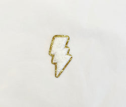 LIGHTNING PATCH WHITE SMALL
