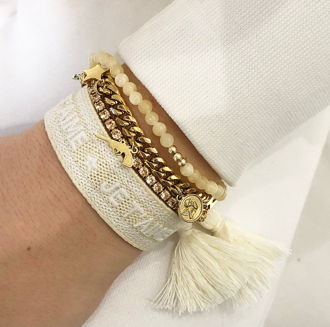 TENNIS BRACELET 3 MM CHAMPAGNE