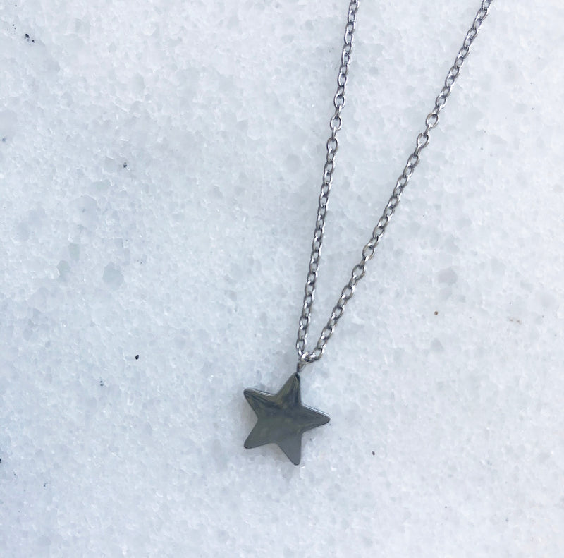 STAR NECKLACE SILVER