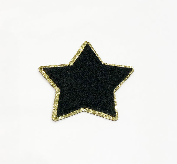 STAR PATCH BLACK LARGE