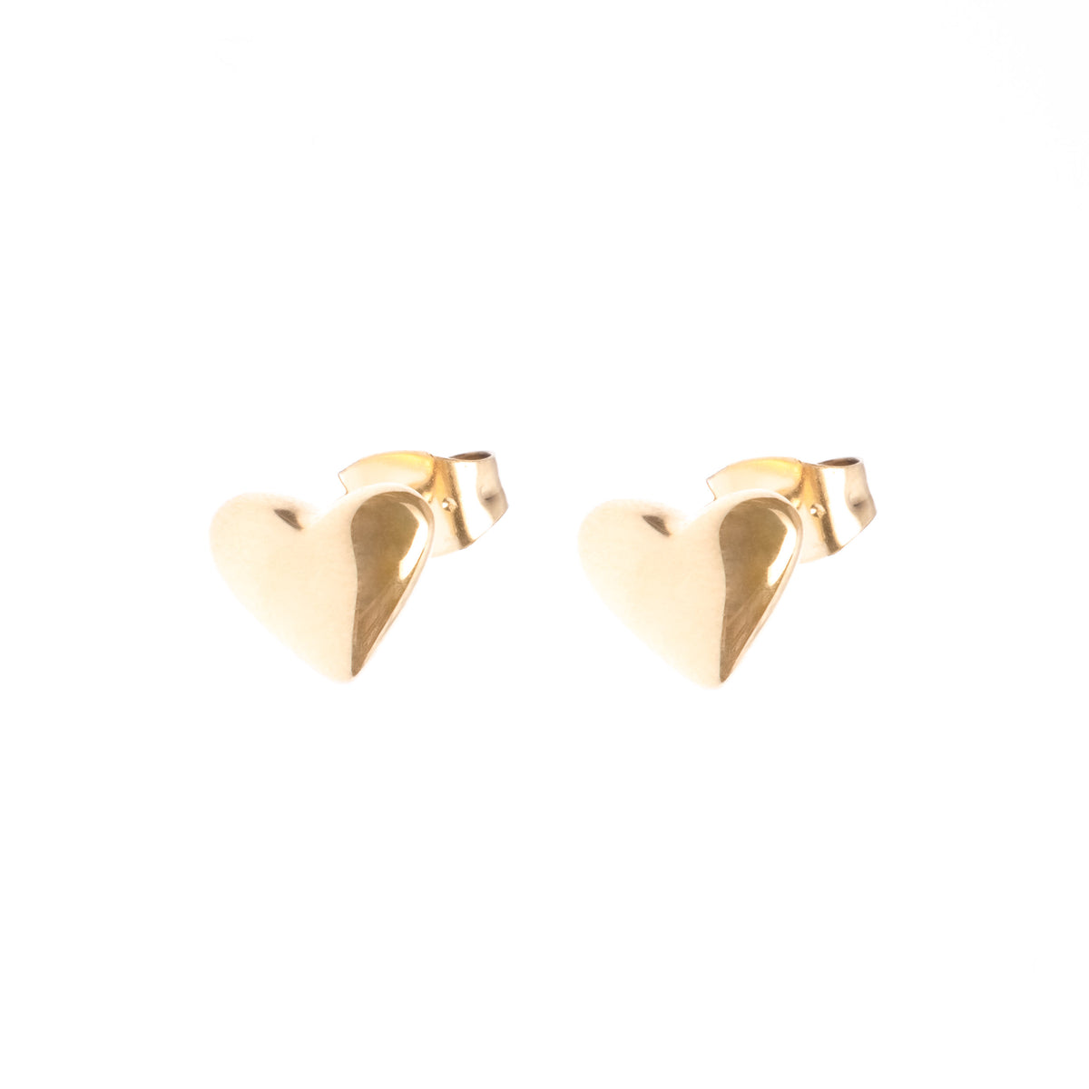 CHUNKY HEART STUD