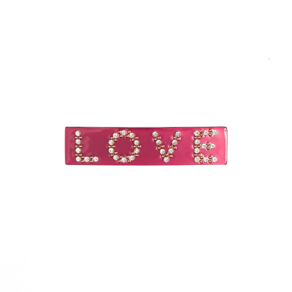 LOVE HAIR SMALL CLIP BERRY LOVE HAIR SMALL CLIP BERRY
