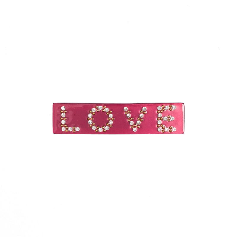 LOVE HAIR SMALL CLIP BERRY