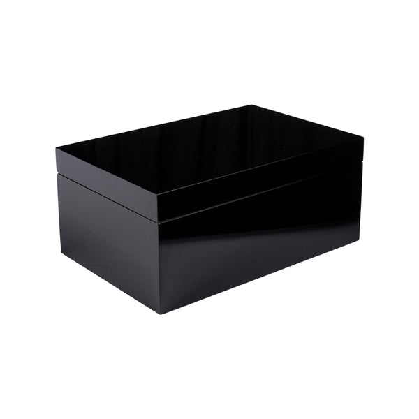 LACQUER JEWELLERY BOX BLACK