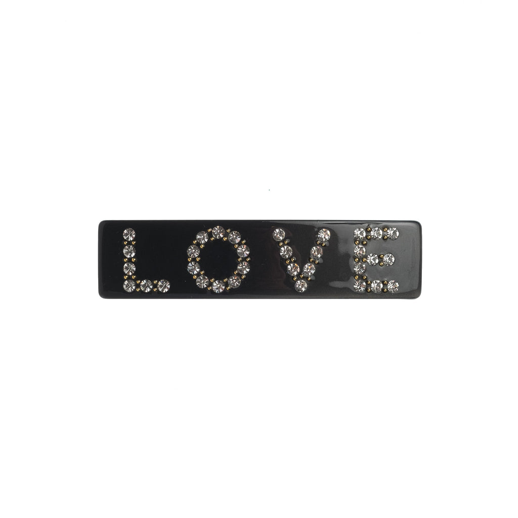 LOVE HAIR CLIP LARGE CHARCOAL LOVE HAIR CLIP LARGE CHARCOAL