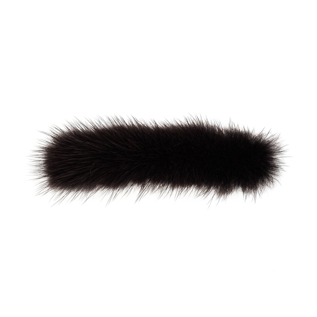 MINK HAIR CLIP LARGE WHITE MINK HAIR CLIP LARGE WHITE