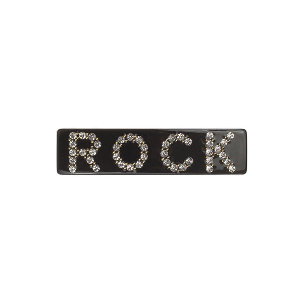 ROCK HAIR CLIP LARGE CHOCOLATE BROWN
