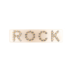 ROCK HAIR CLIP LARGE SAND