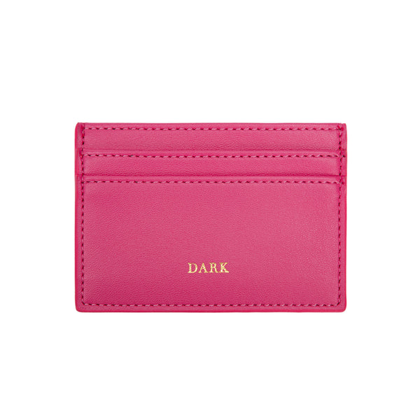 LEATHER CARD HOLDER NAPPA PINK