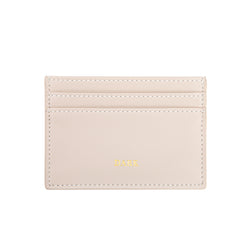LEATHER CARD HOLDER NAPPA SAND