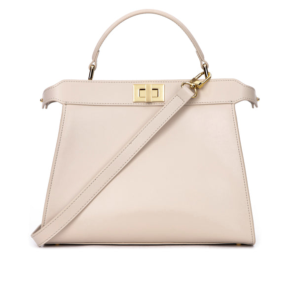 LEATHER MEDIUM LADY BAG NAPPA SAND