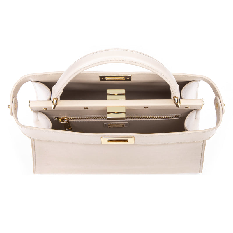 LEATHER MEDIUM LADY BAG NAPPA SAND LEATHER MEDIUM LADY BAG NAPPA SAND
