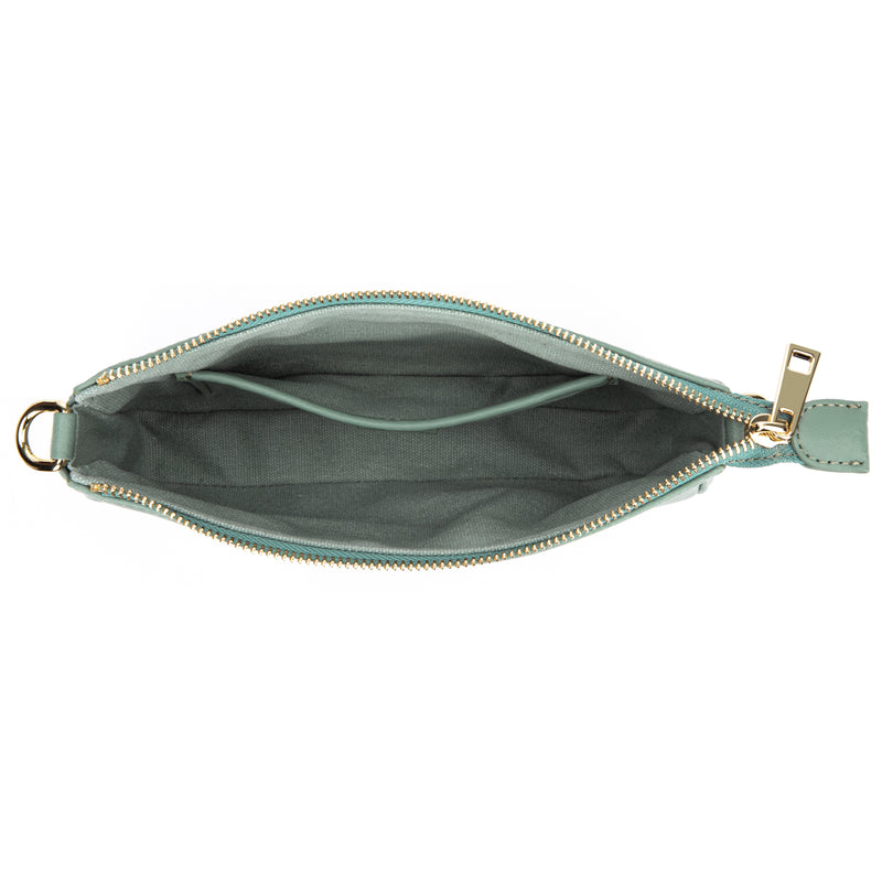 LEATHER MINI BAG NAPPA OCEAN GREEN