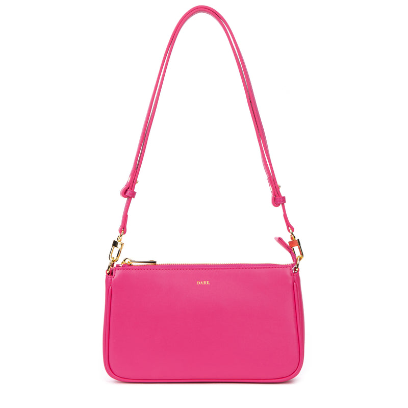 LEATHER MINI BAG NAPPA PINK