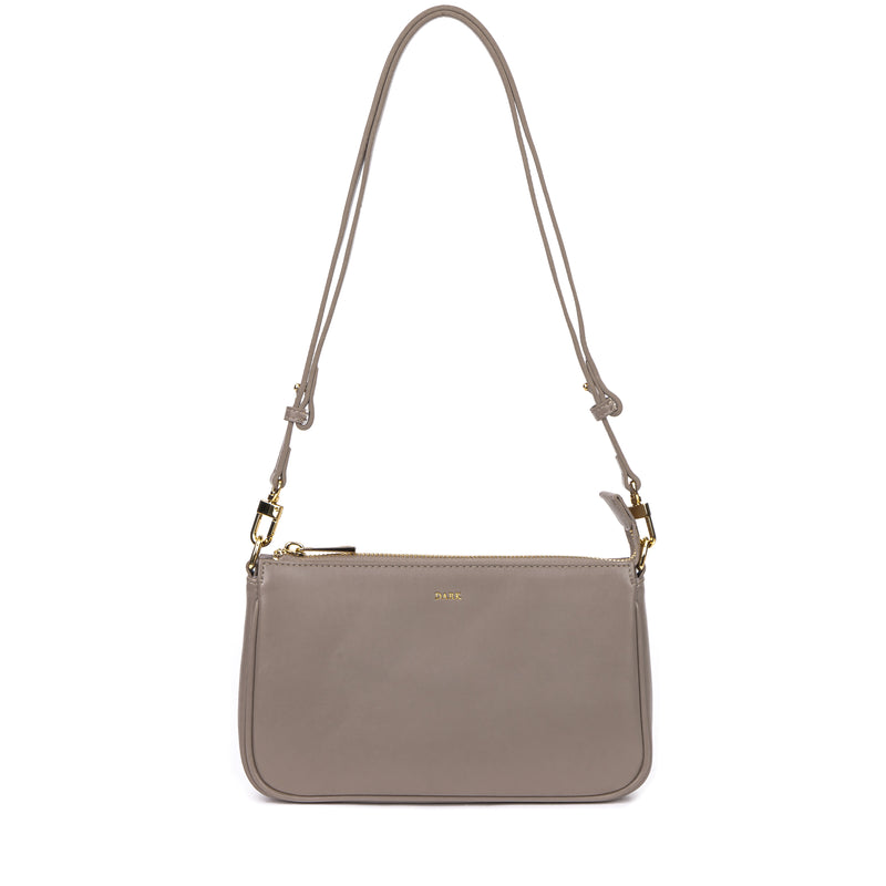 LEATHER MINI BAG NAPPA TAUPE