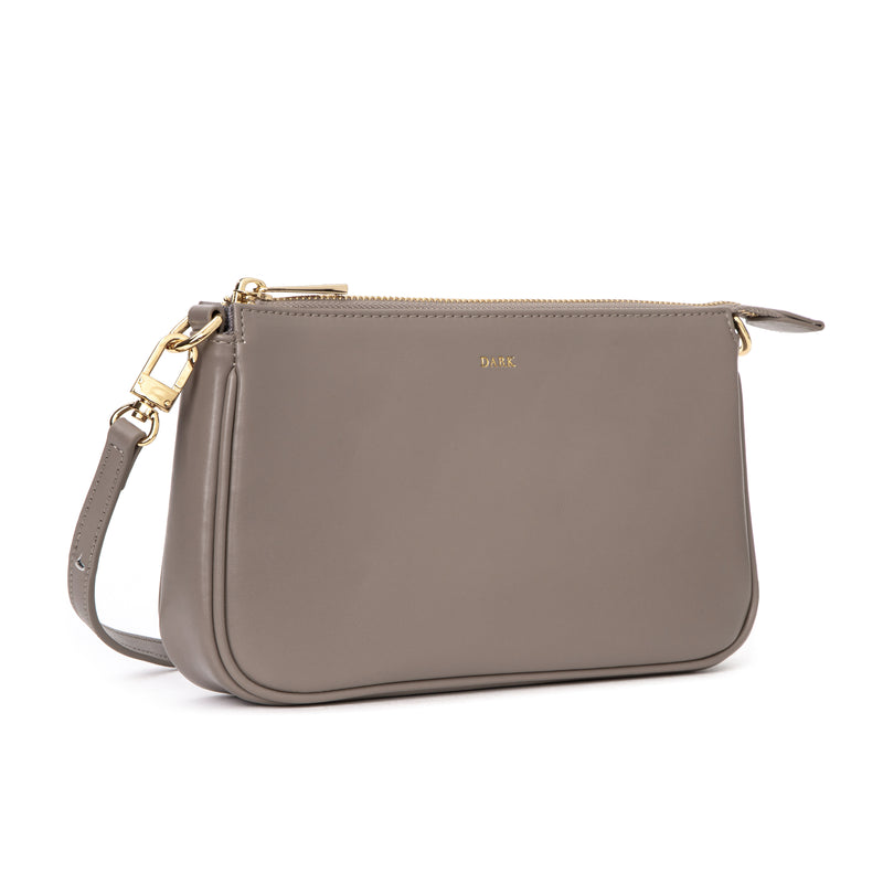 LEATHER MINI BAG NAPPA TAUPE