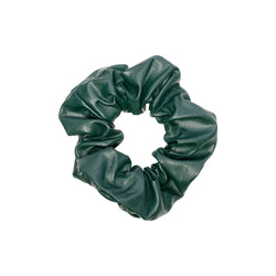 LEATHER SCRUNCHIE PINE