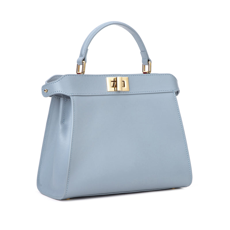 LEATHER SMALL LADY BAG NAPPA LIGHT BLUE