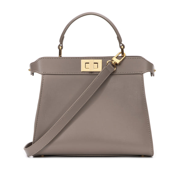 LEATHER SMALL LADY BAG NAPPA TAUPE