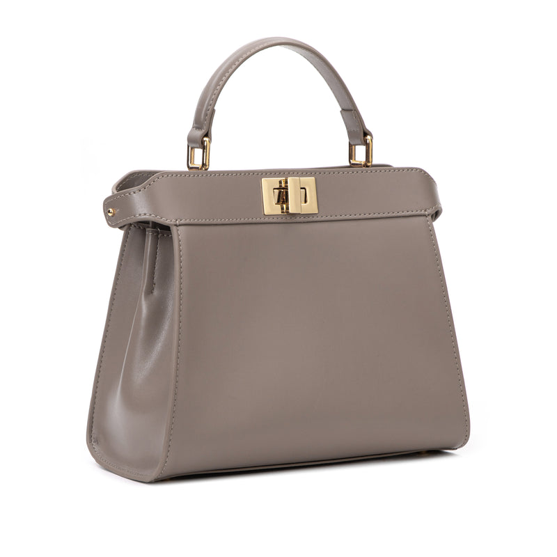 LEATHER SMALL LADY BAG NAPPA TAUPE
