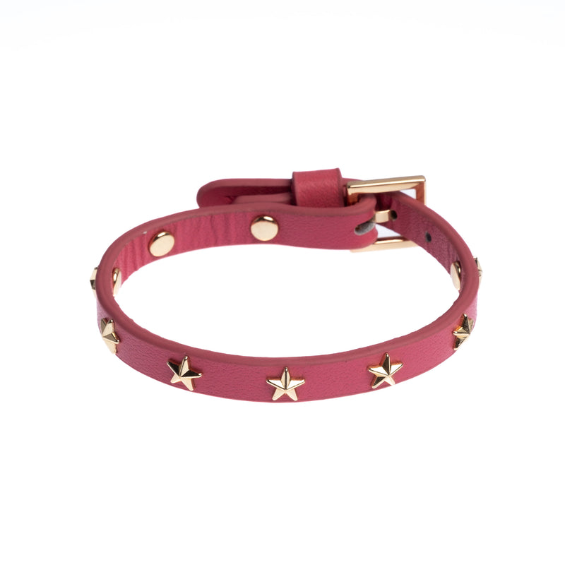 LEATHER STAR STUD BRACELET MINI CANDY KISS