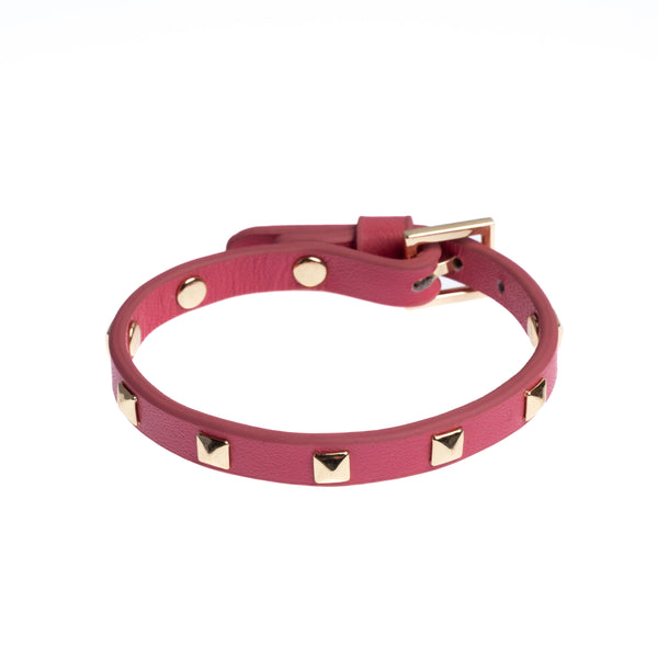 LEATHER STUD BRACELET MINI CANDY KISS LEATHER STUD BRACELET MINI CANDY KISS