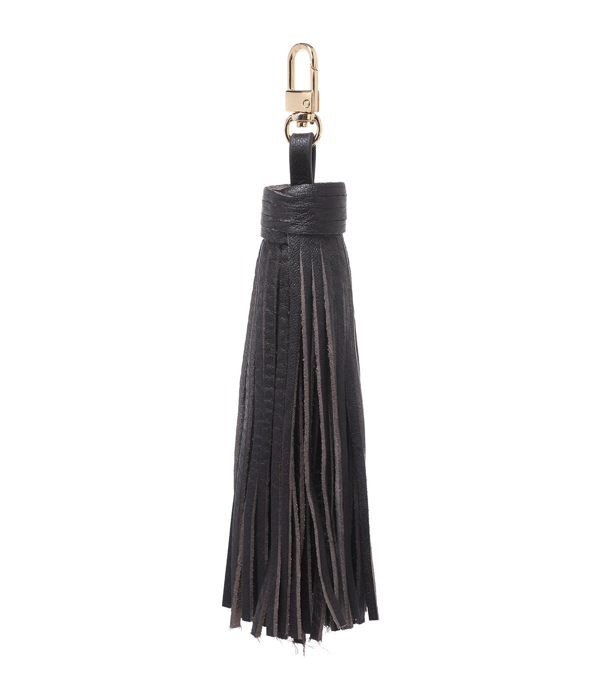 LEATHER TASSEL CHOCOLATE BROWN
