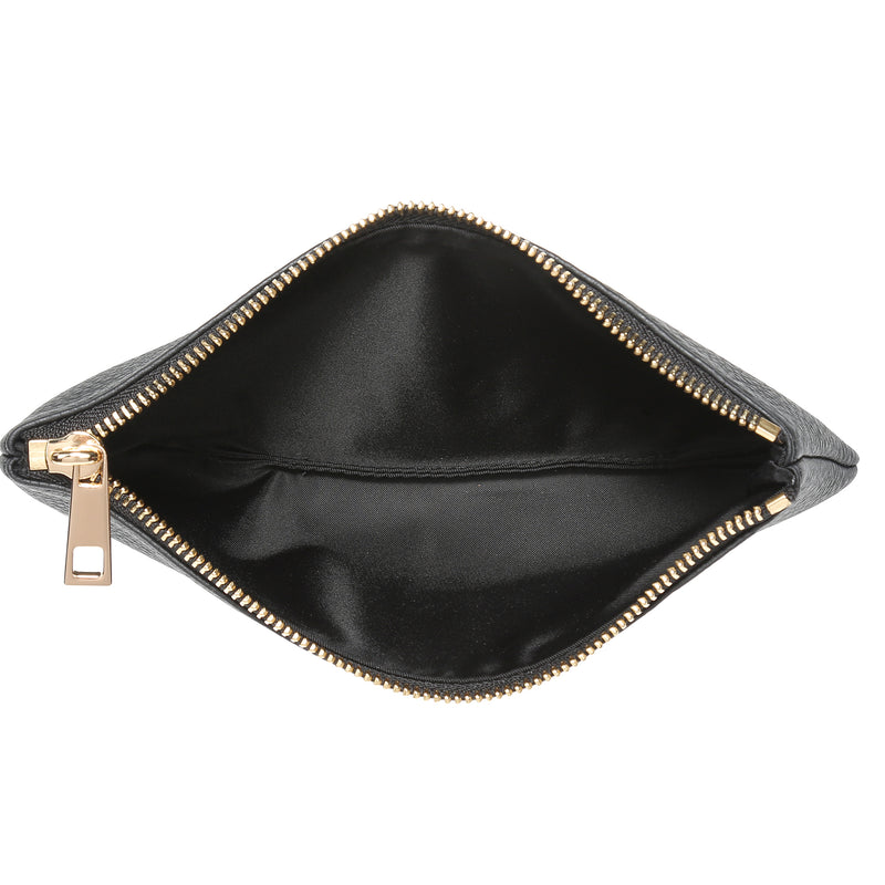 LEATHER TOOL POUCH BLACK W/ GOLD