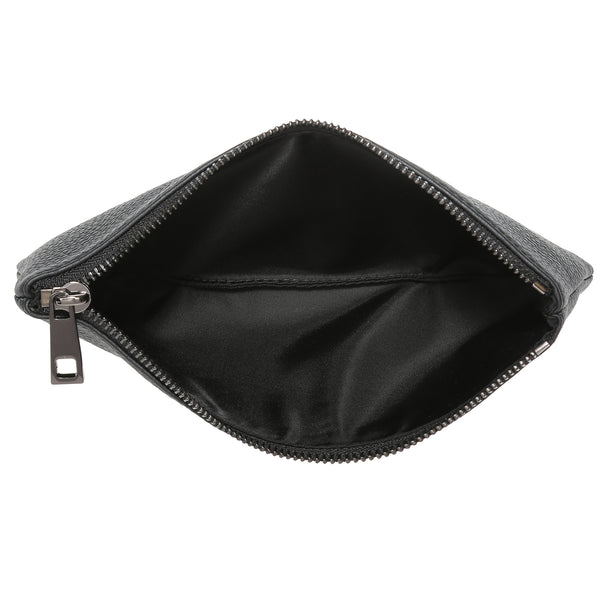 LEATHER TOOL POUCH BLACK W/ GUN