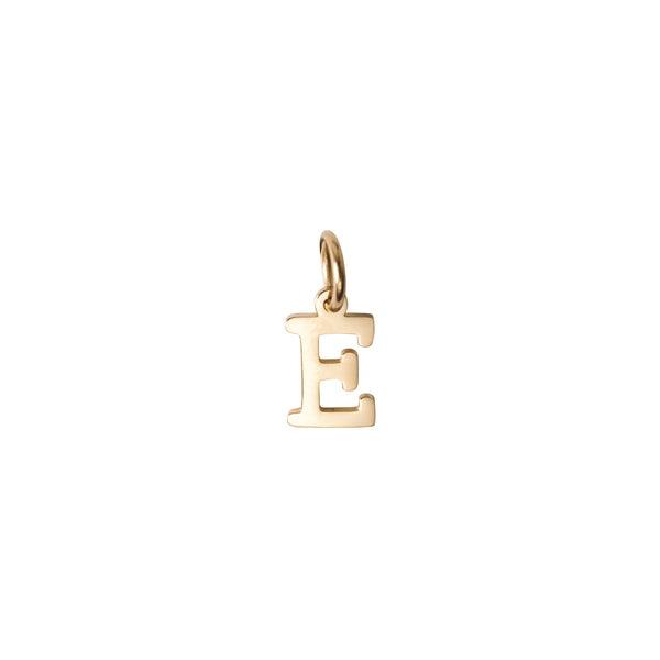 LETTER CHARM GOLD