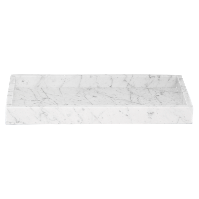 White online marble tray
