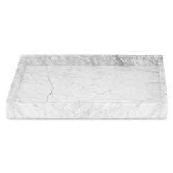 MARBLE TRAY XL WHITE