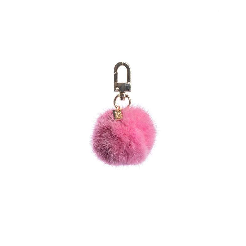 MINK BALL CHARM PALE PINK