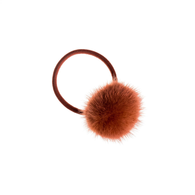 MINK HAIR POM COPPER