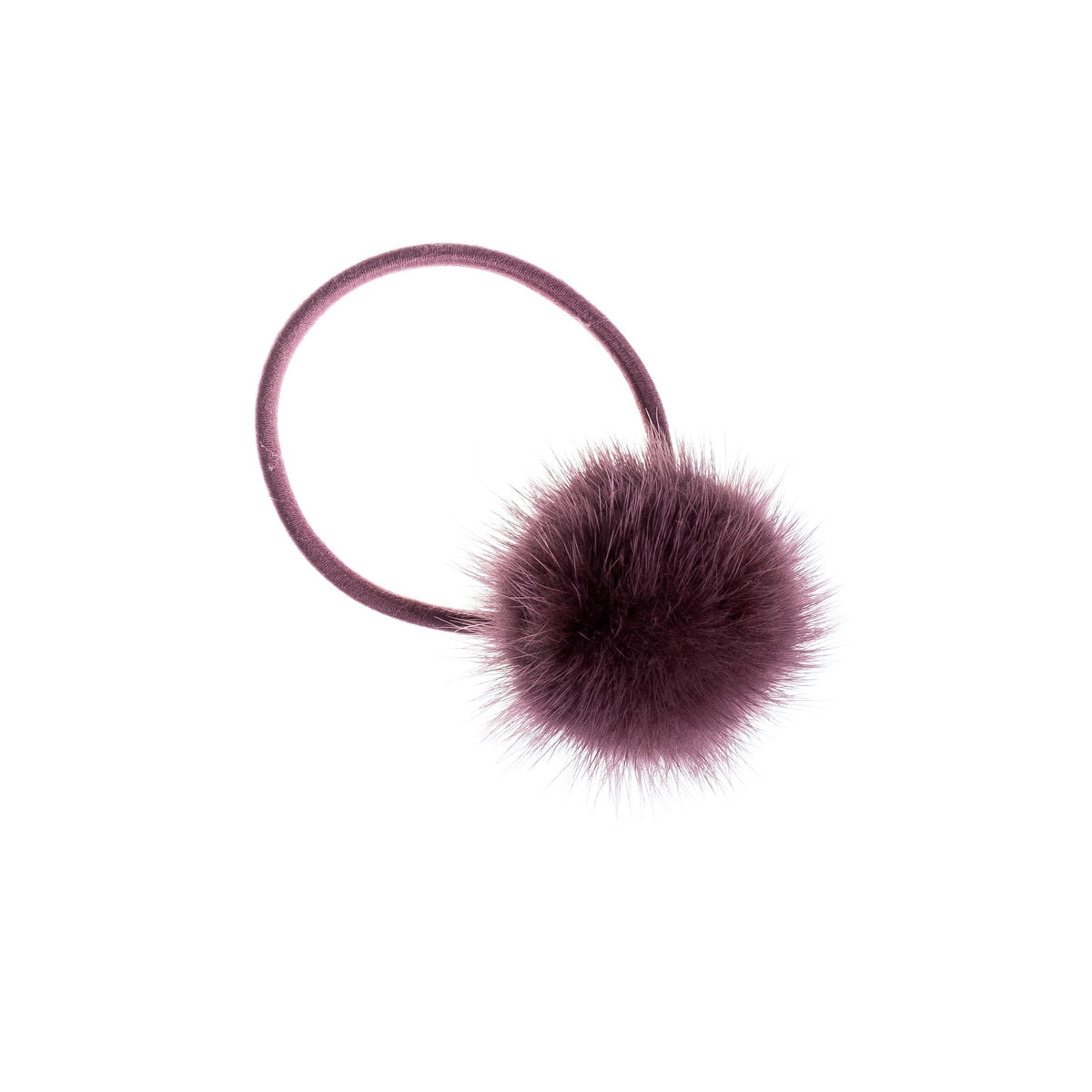 MINK HAIR POM CHARCOAL MINK HAIR POM CHARCOAL
