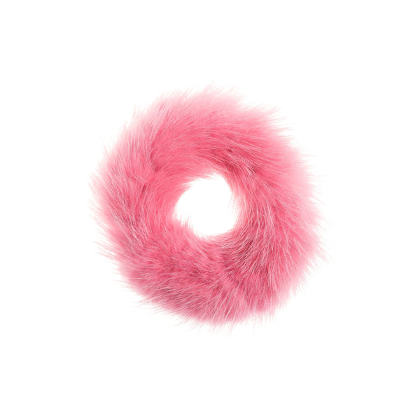 MINK HAIR TIE PALE PINK