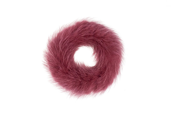 MINK HAIR TIE PINK