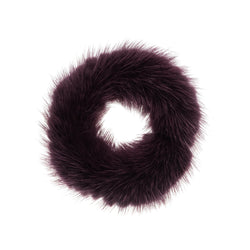 MINK HAIR TIE RICH PLUM