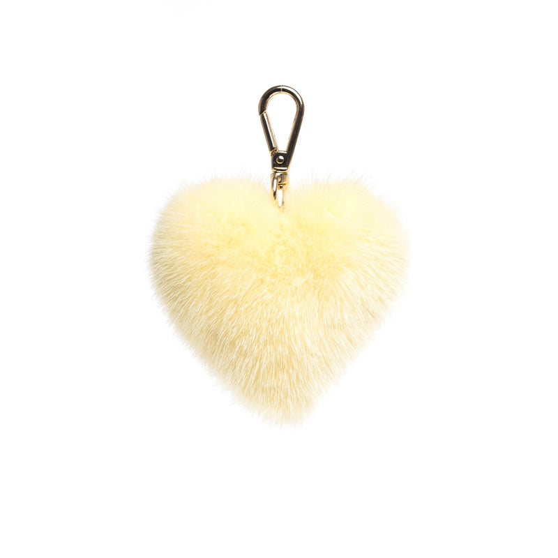 MINK HEART PALE YELLOW