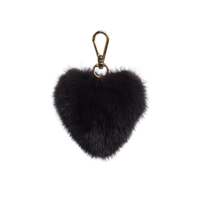 MINK HEART CHARCOAL